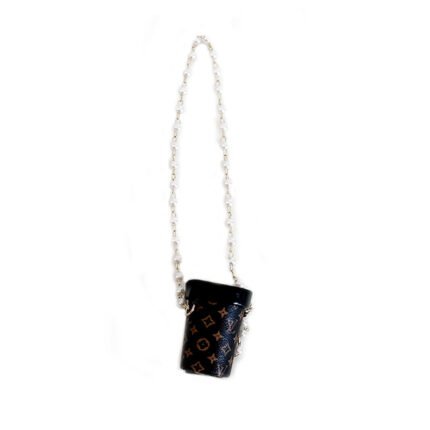 POP MART The Monsters Labubu Fashion Dress - Labubu LV Style Milk tea bag