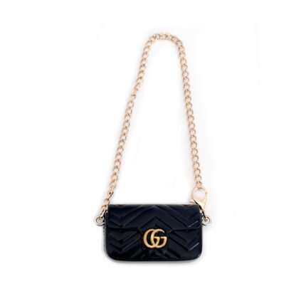 POP MART The Monsters Labubu Fashion Dress - Labubu Gucci Style Black Bag